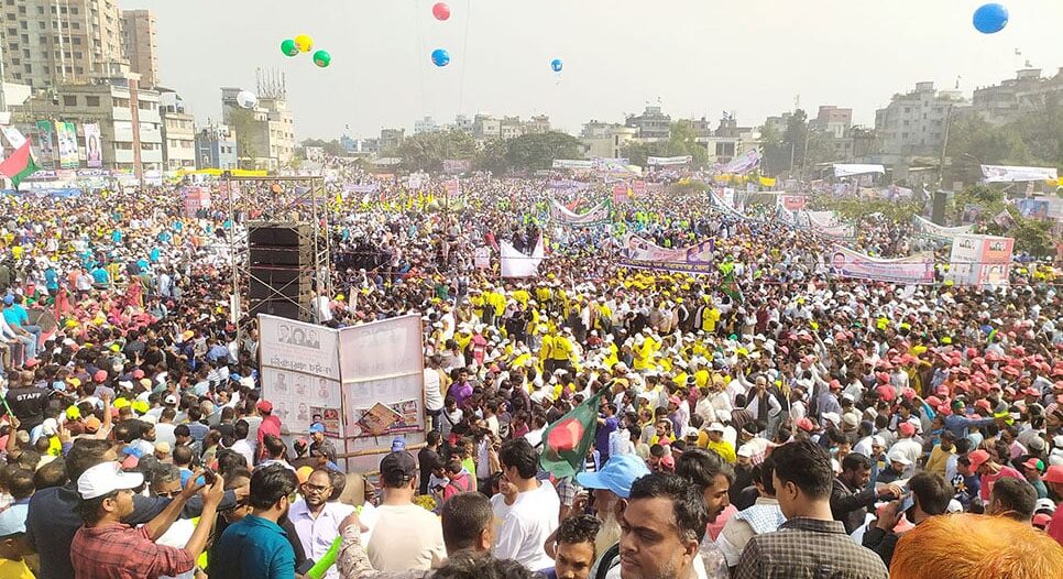 গণসমাবেশ থেকে সংসদ বিলুপ্তিসহ ১০ দাবি বিএনপির