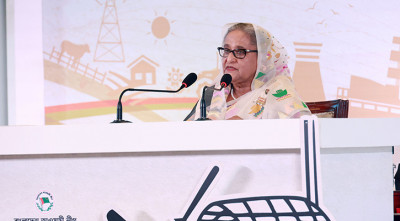 নৌকায় ভোট দিন, আপনাদের উন্নয়ন-শান্তি-সমৃদ্ধি দেব: শেখ হাসিনা