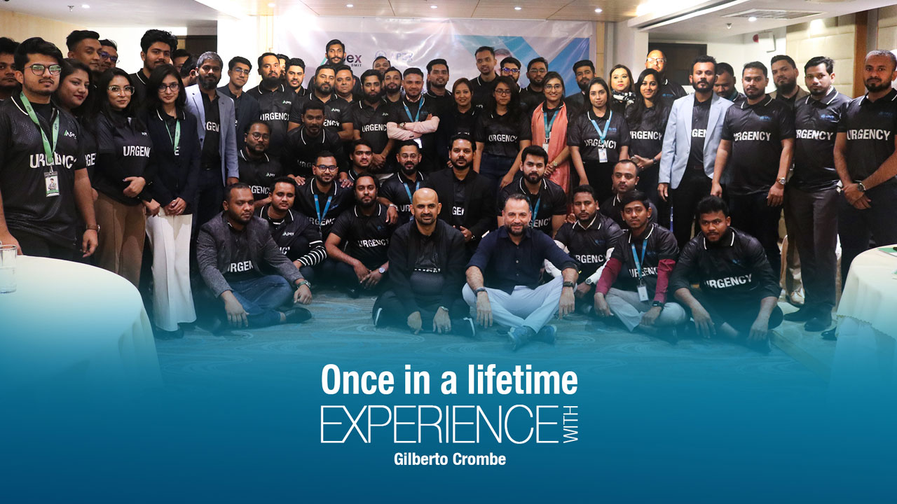 এপেক্স ডিএমআইটিতে গ্লোবাল ট্রেইনার গিলভার্টো