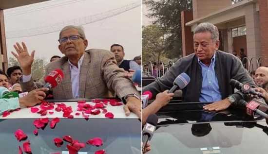 মির্জা ফখরুল ও আমীর খসরু কারামুক্ত