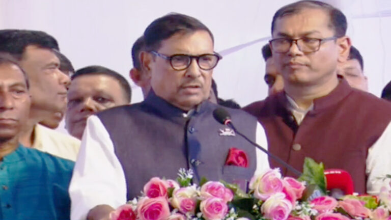 ভারত পাশে ছিল বলেই নির্বাচন নিয়ে অশুভ খেলা হয়নি: ওবায়দুল কাদের 