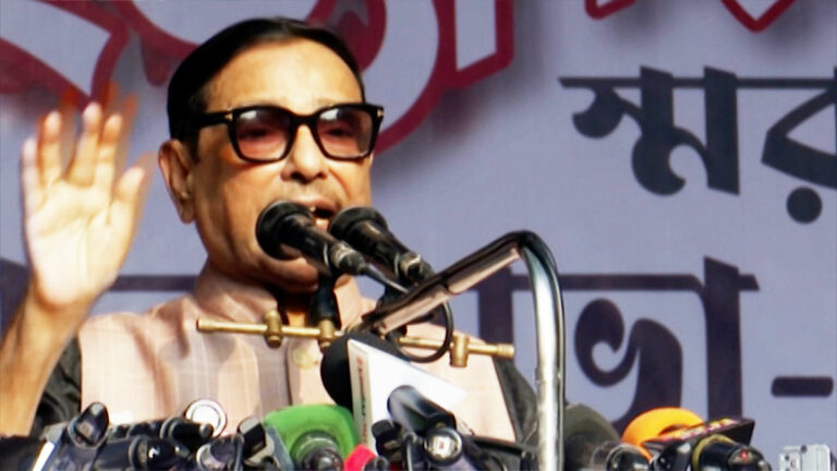 বিএনপি পাকিস্তানের দালাল, তাদের জন্য গণহত্যার স্বীকৃতি পায়নি: কাদের