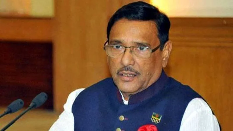 নির্বাচন শান্তিপূর্ণ হয়েছে, ভোটার উপস্থিতি সন্তোষজনক: ওবায়দুল কাদের