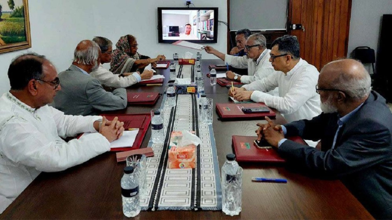 বিএনপির জরুরি বৈঠক, ভার্চুয়ালি যুক্ত আছেন তারেক রহমান