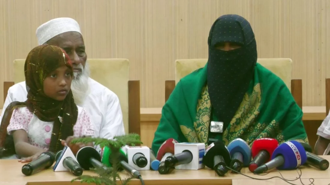 সংবাদ সম্মেলনে কাঁদলেন নিহত সেই জামায়াত নেতার স্ত্রী-সন্তান-পিতা