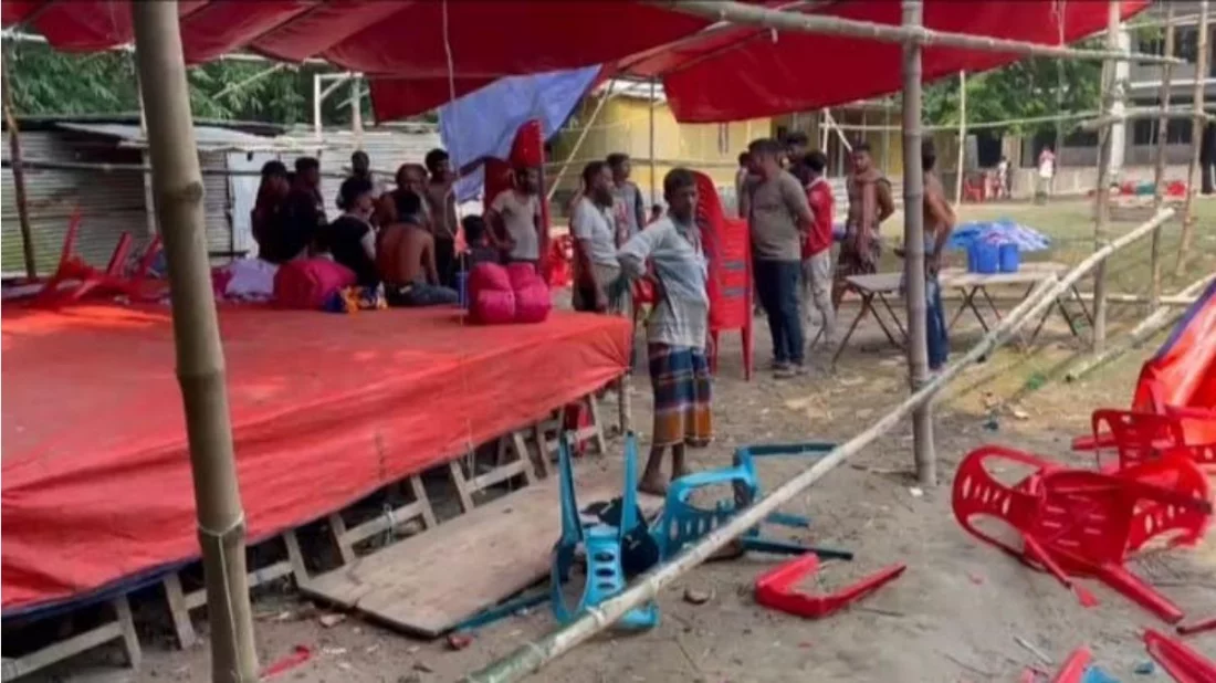 সাউন্ডবক্সে গান বাজানো নিয়ে ২ গ্রামবাসীর সংঘর্ষ, আহত ২৫