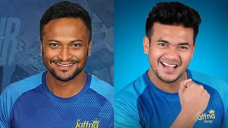 লঙ্কা প্রিমিয়ার লিগে একই দলে সাকিব-তাসকিন