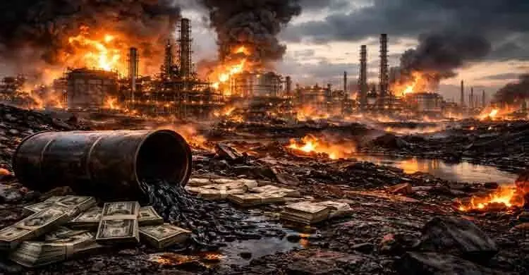 ৫০ দিনের যুদ্ধে বিশ্ববাজারে ৫০ বিলিয়ন ডলারের তেল হারানোর দাবি