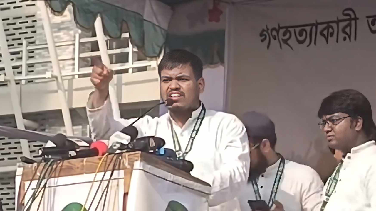 ফাঁসির দড়ি ছাড়া হাসিনার দেশে ফেরা নয় : এনসিপি নেতা মাহিন