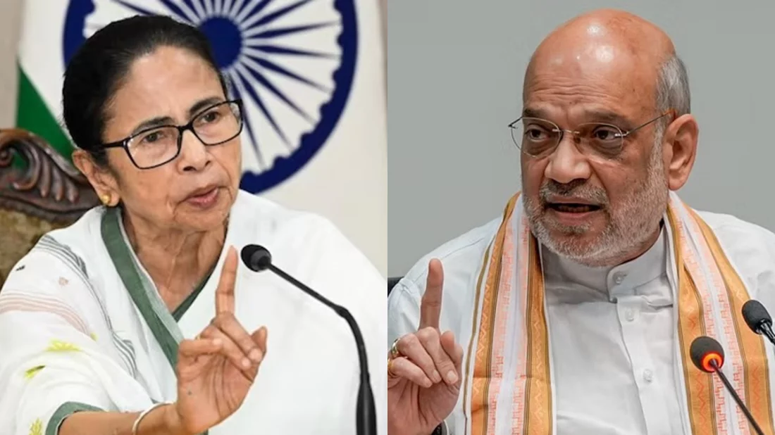 মমতা বাংলাদেশিদের জন্য পশ্চিমবঙ্গের সীমান্ত খুলে দিয়েছেন: অমিত শাহ
