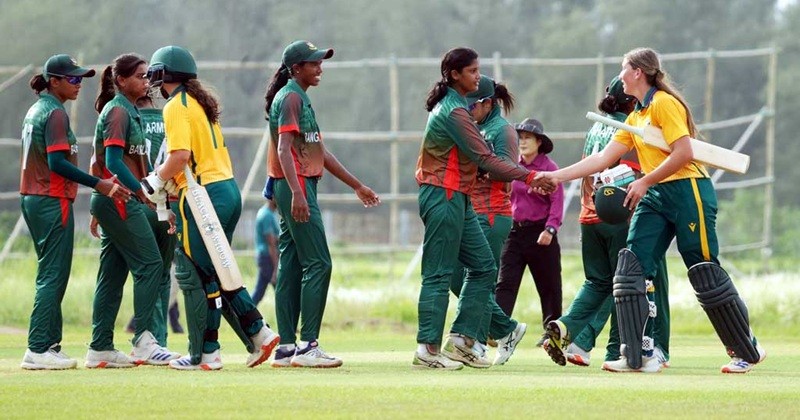 দক্ষিণ আফ্রিকার কাছে টি-টোয়েন্টি সিরিজে হার নারী ইমার্জিং দলের