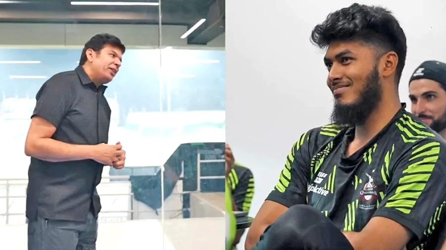 ম্যাচ জয়ের পর আইফোন জিতলেন রিশাদ