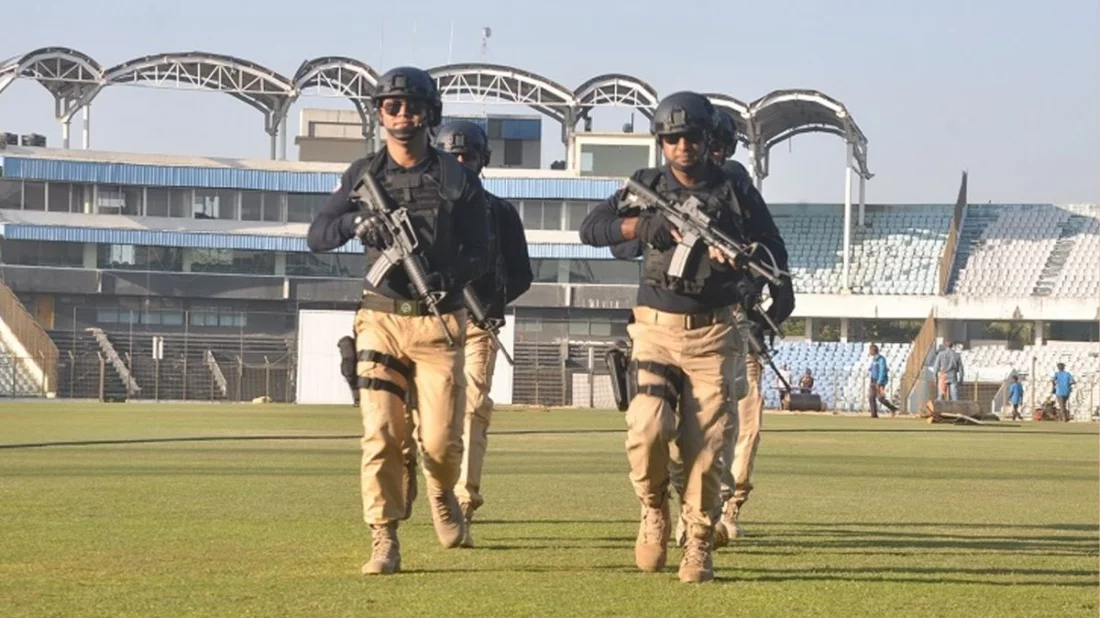 বাংলাদেশ-সিঙ্গাপুর ম্যাচের নিরাপত্তায় সোয়াট