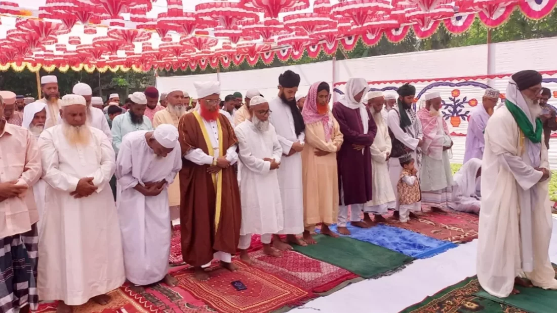 দিনাজপুরের ১৫টি গ্রামে সৌদি আরবের সঙ্গে মিল রেখে ঈদুল আজহা উদযাপন