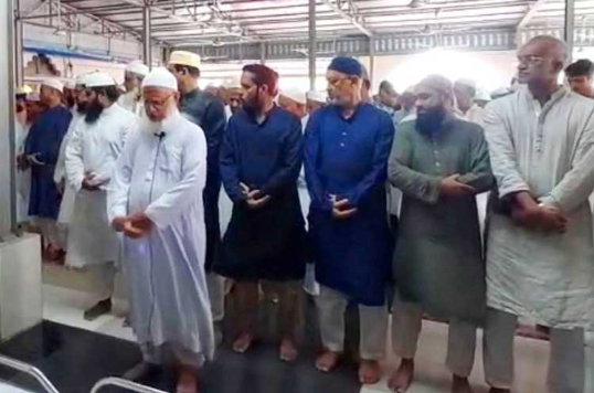 কিশোরগঞ্জ জেলা বিএনপির সাবেক সভাপতির দাফন সম্পন্ন