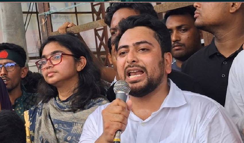 বাংলাদেশে ভারত কিংবা পাকিস্তানপন্থি কোনো রাজনীতি হবে না: নাহিদ ইসলাম