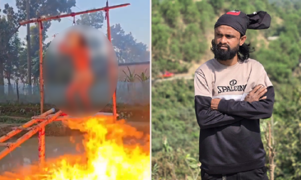 পেট্রল দিয়ে কনটেন্ট বানাতে গিয়ে দগ্ধ কনটেন্ট ক্রিয়েটর