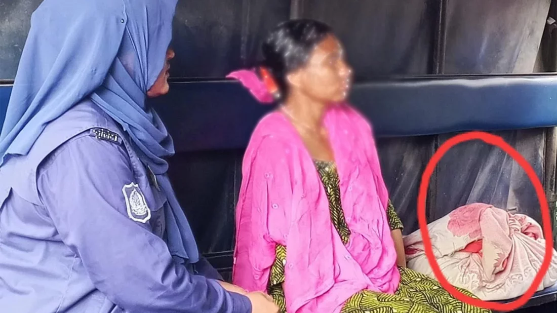 ৭ মাসের শিশুকে গলাকেটে হত্যার পর বাইরে ছুড়ে ফেলে দিলেন মা