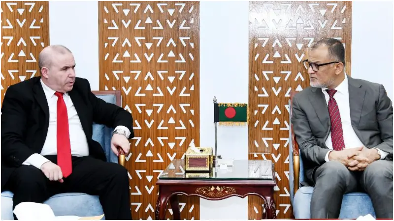 বাণিজ্য উপদেষ্টার সঙ্গে আলজেরিয়ার রাষ্ট্রদূত এর বৈঠক