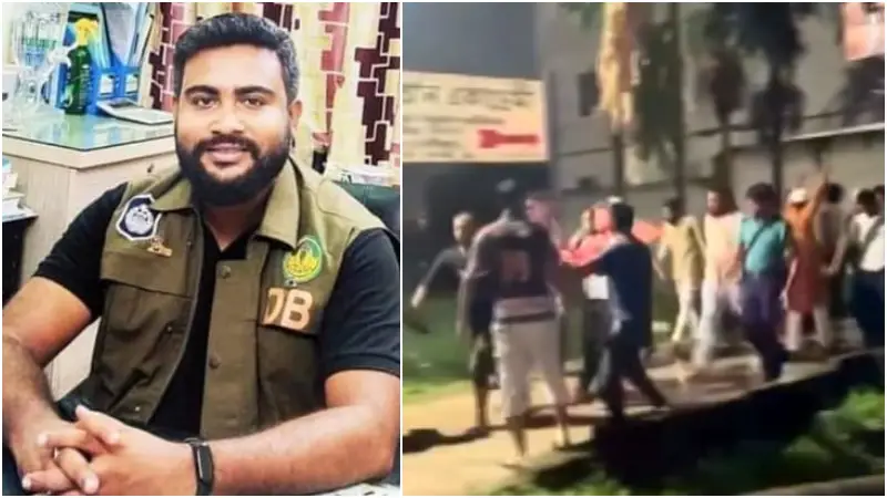 রাজশাহীতে ডিবির সাবেক এসআই হাসানকে গণপিটুনি দিয়ে পুলিশে সোপর্দ