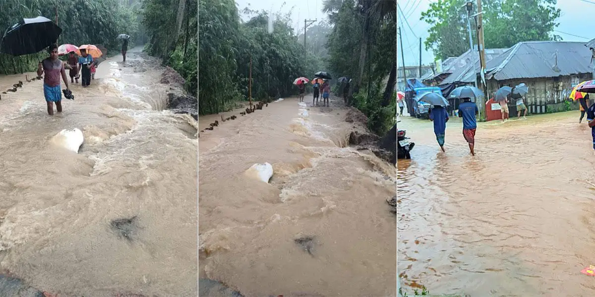 ফেনীতে তিন নদীর ১৬ স্থানে ভাঙন, ৩০ গ্রাম প্লাবিত