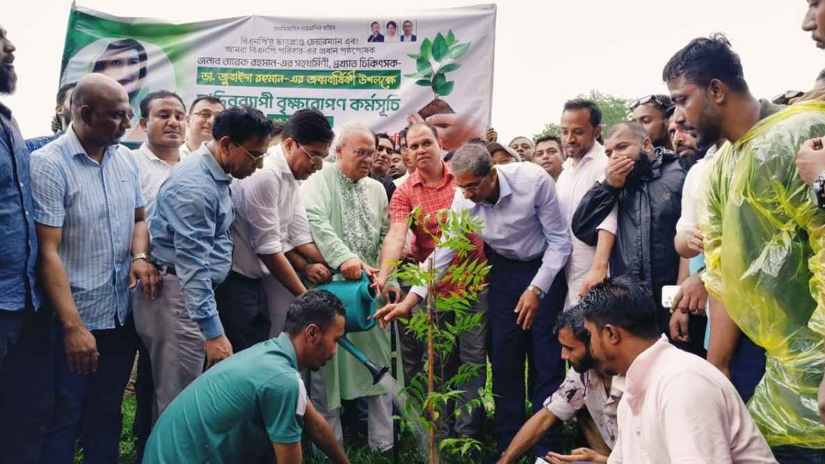 ডা. জুবাইদা রহমানের জন্মদিন উপলক্ষে বৃক্ষরোপণ কর্মসূচি