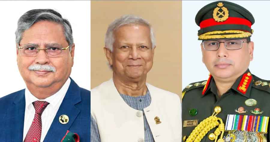 রাষ্ট্রপতি ও প্রধান উপদেষ্টার সঙ্গে সেনাপ্রধানের বৈঠক