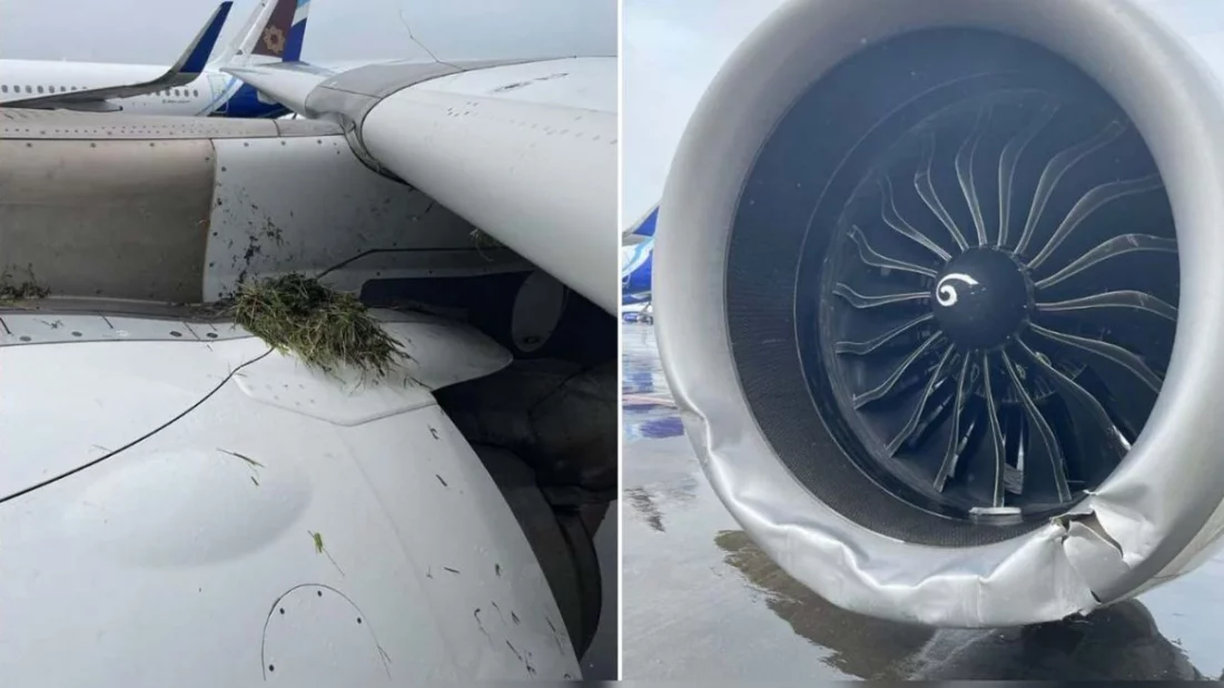 মুম্বাইয়ে অবতরণের সময় রানওয়ে থেকে ছিটকে গেল এয়ার ইন্ডিয়ার বিমান