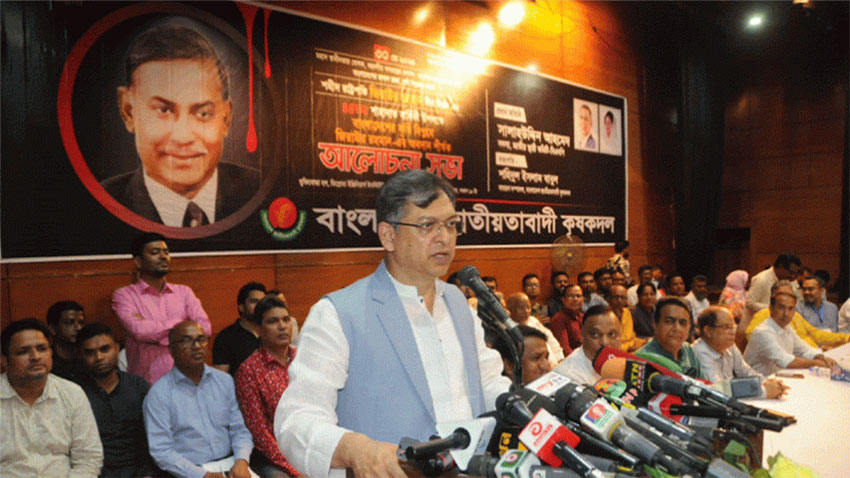 অন্তর্বর্তী সরকার আমাদের সংস্কারের ‘কলা’ দেখাচ্ছে: সালাহউদ্দিন আহমদ