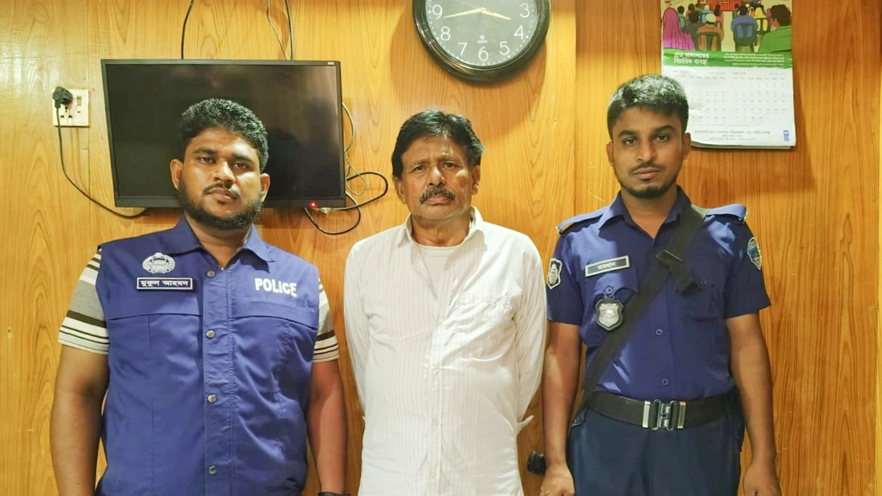 শ্বশুরবাড়ি থেকে আ.লীগ নেতা গ্রেপ্তার