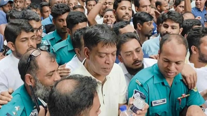 চার মামলায় দণ্ডিত মামুন হাসান কারাগারে