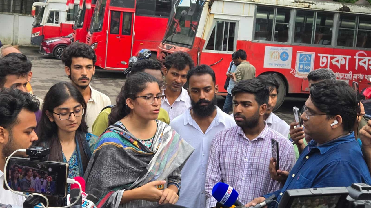 উমামা ফাতেমা ঘোষণা করলেন ‘স্বতন্ত্র শিক্ষার্থী ঐক্য’ প্যানেল