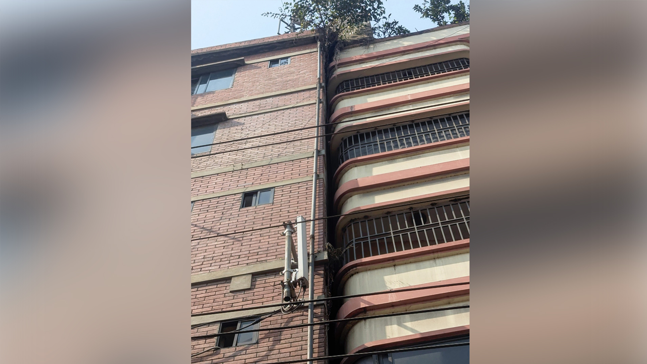 তীব্র ভূমিকম্পে কেঁপে উঠল দেশ, বাড্ডায় হেলে পড়ল ভবন