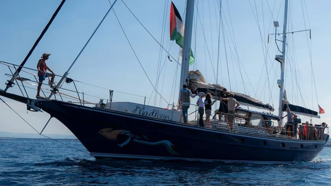 গ্রেটা থানবার্গের নেতৃত্বে গাজা উপত্যকার উদ্দেশ্যে ত্রাণবাহী নৌকা যাত্রা শুরু করল