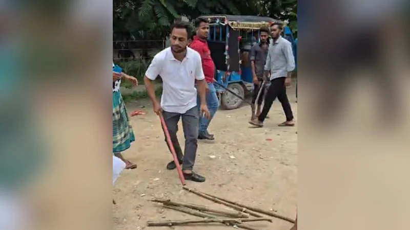 চাঁদা না দিলে মার জুটবে কপালে, ঝুট ব্যবসায়ীকে ছাত্রদল নেতার হুমকি